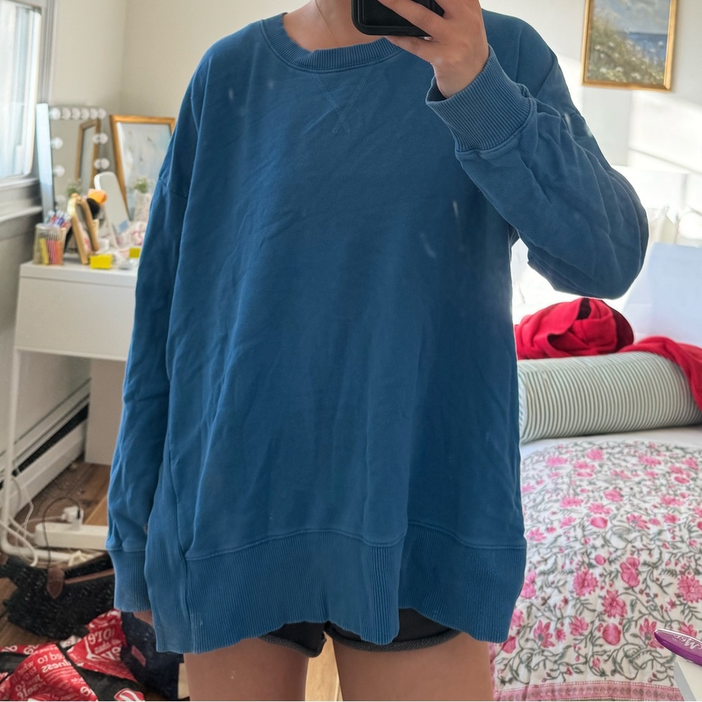 Blue Lucky Brand Crewneck